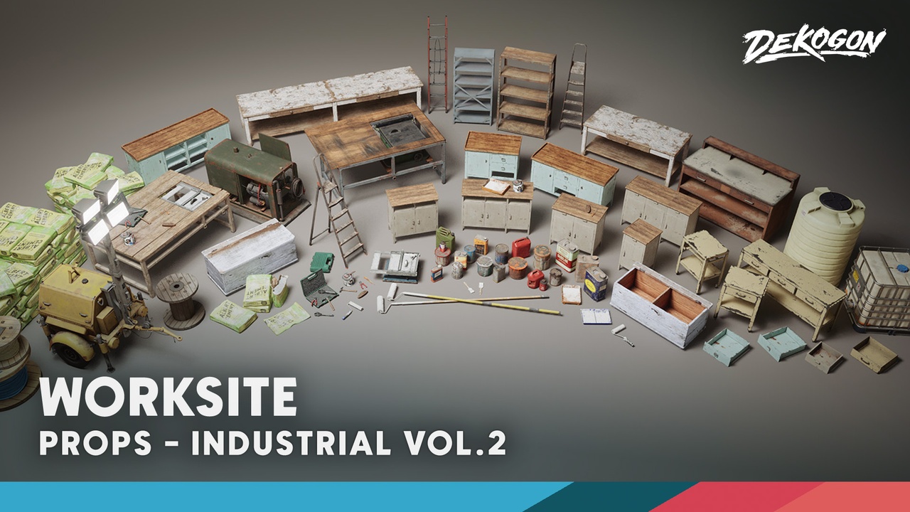 Media 1 for listing Industrial VOL.2 - Worksite (Nanite and Low Poly)