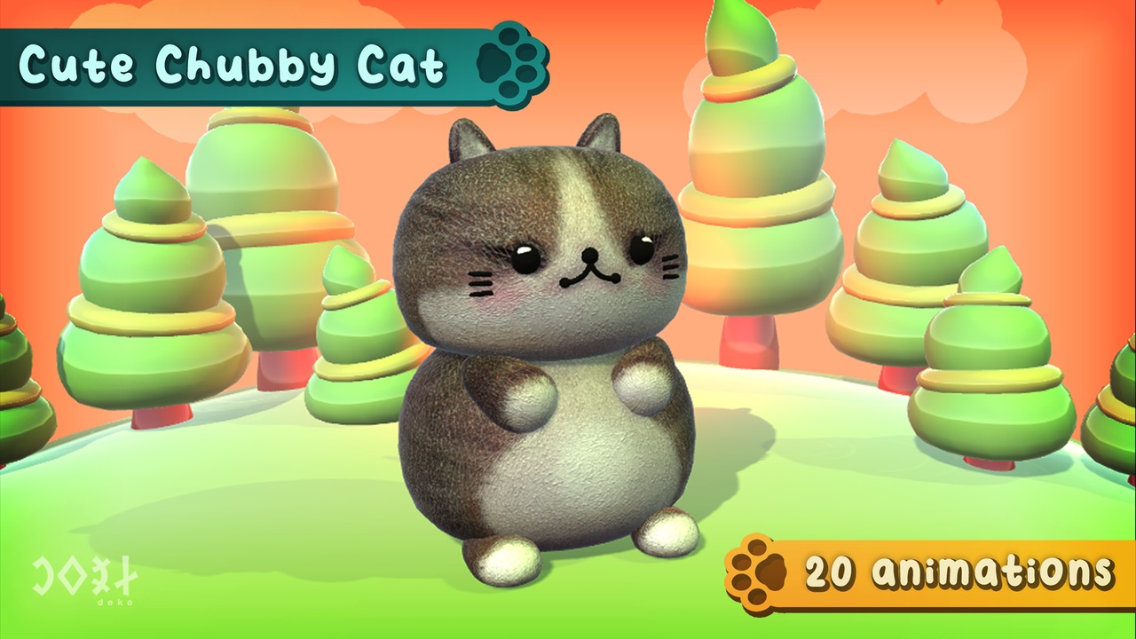 Media 1 for listing Cute Chubby Cat