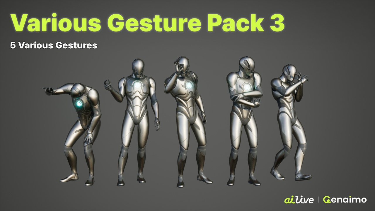 Media 1 for listing Various Gesture Pack 3