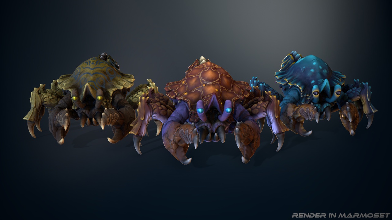 Media 1 for listing Stylized crab 3d model Ezaros
