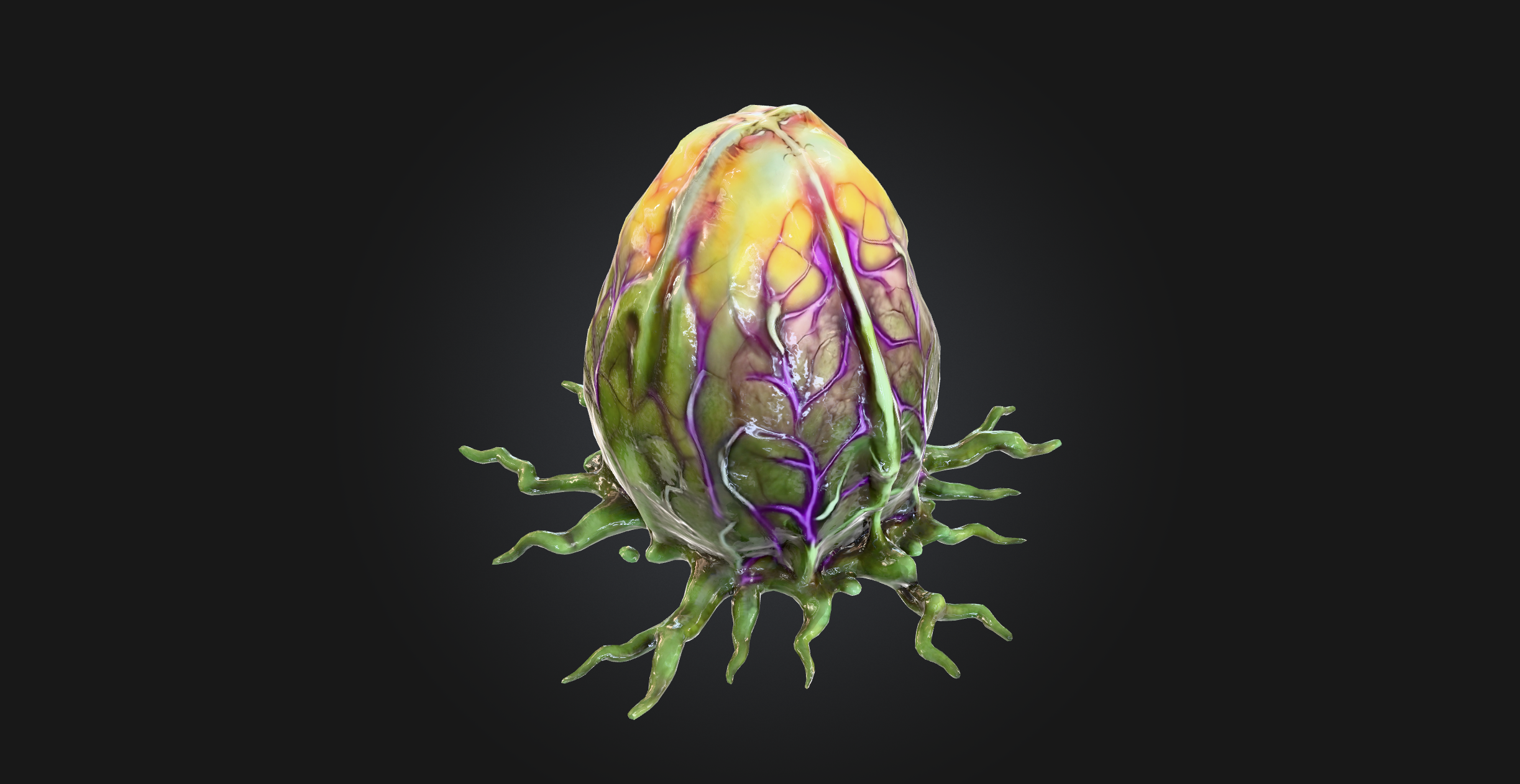 Alien Egg Sack - Biological Horror Nest | Fab