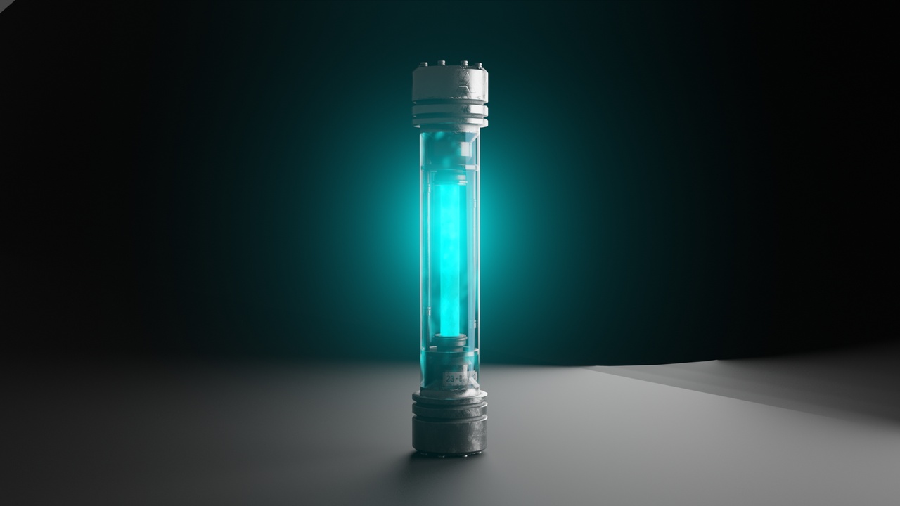 Media 1 for listing Fusion Energy Cell Vial - SciFi - 2 Texture Variants - 4 Models