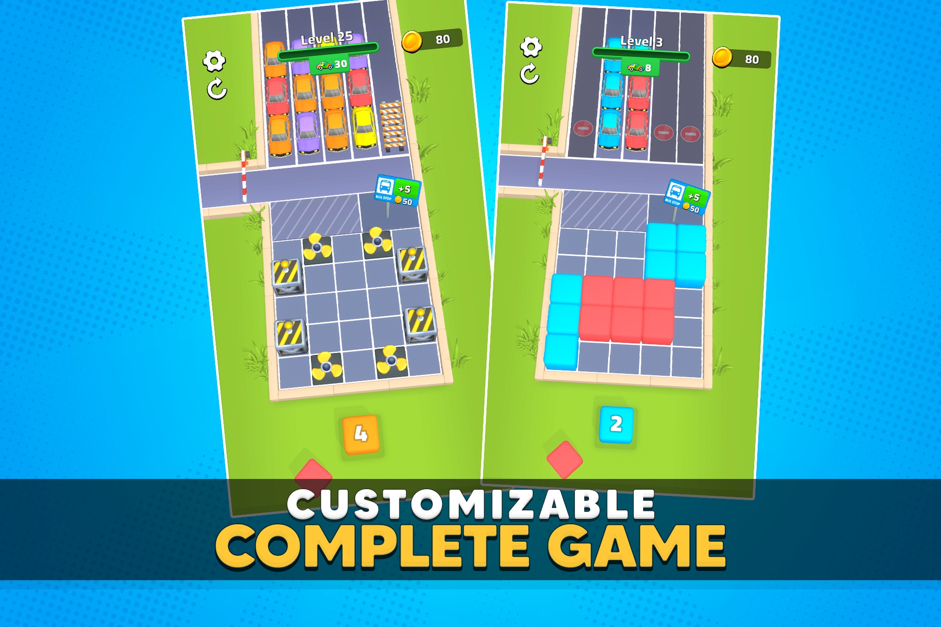 Media 1 for listing Blast Cubes | Puzzle Game Template