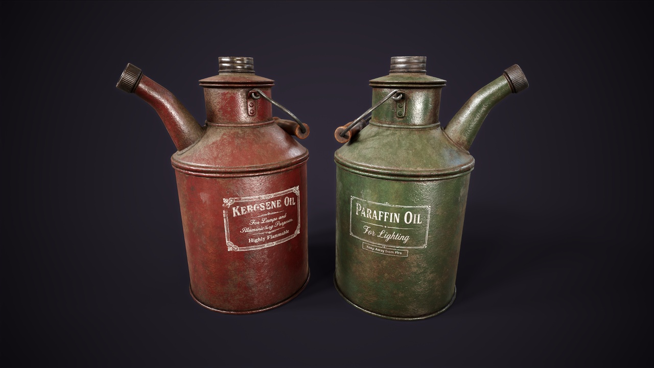 Media 1 for listing Vintage kerosene can