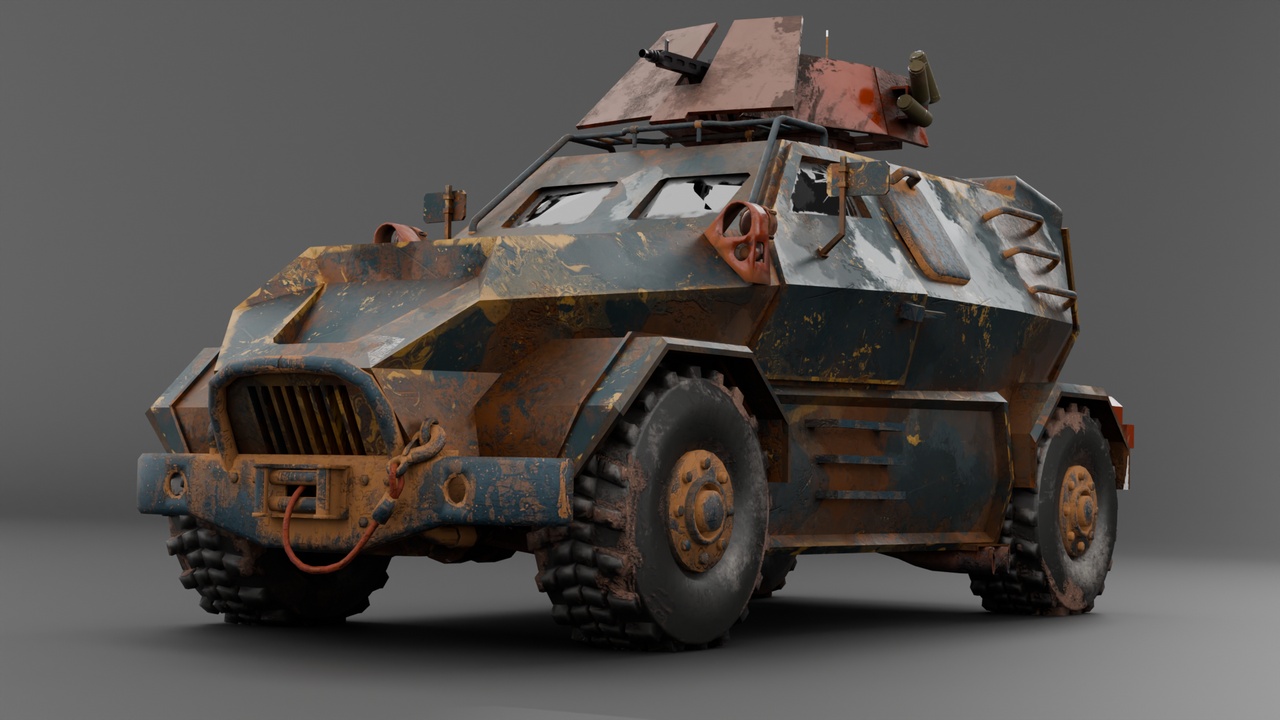 Media 1 for listing Stylized Armored Vehicle - Rigged