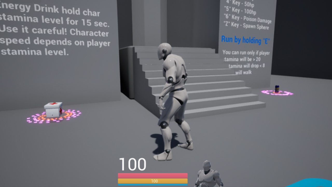 Health, Damage and Stamina System | Fab