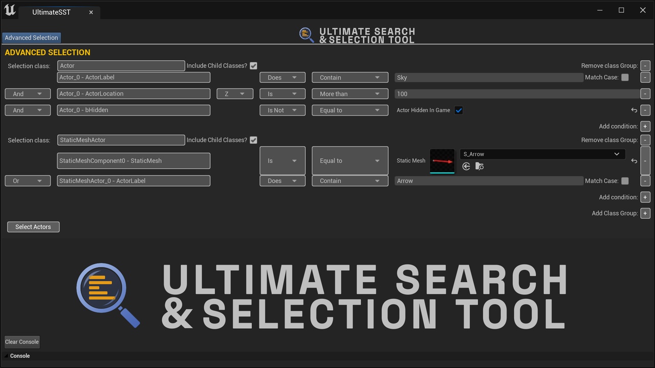 Media 1 for listing Ultimate Search & Selection Tool
