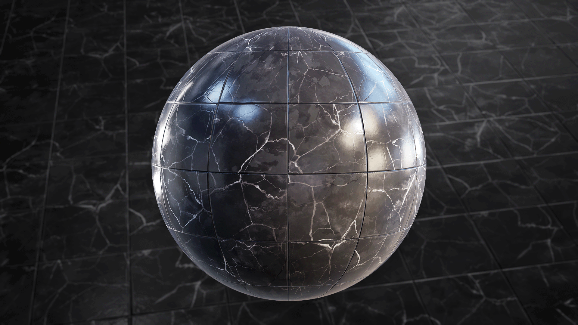 Stylized Marble Tiles 02A - Material | Fab