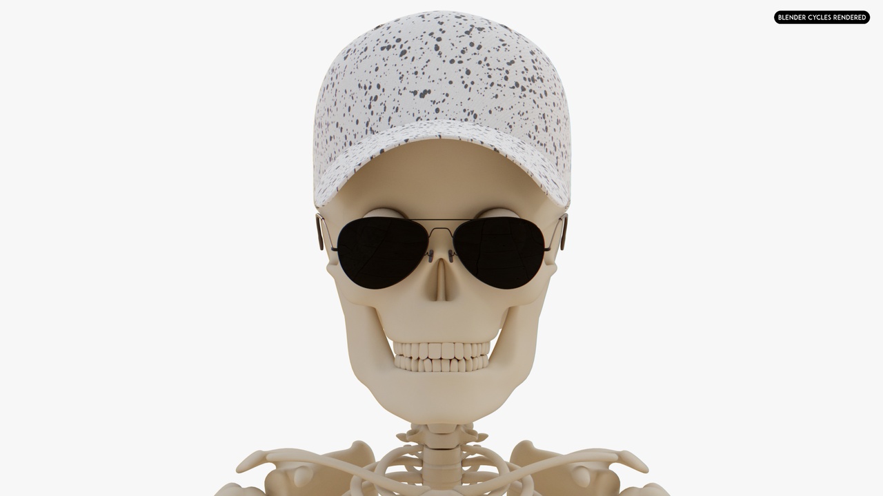 Media 1 for listing Stylized Realistic Skeleton Character Game Ready