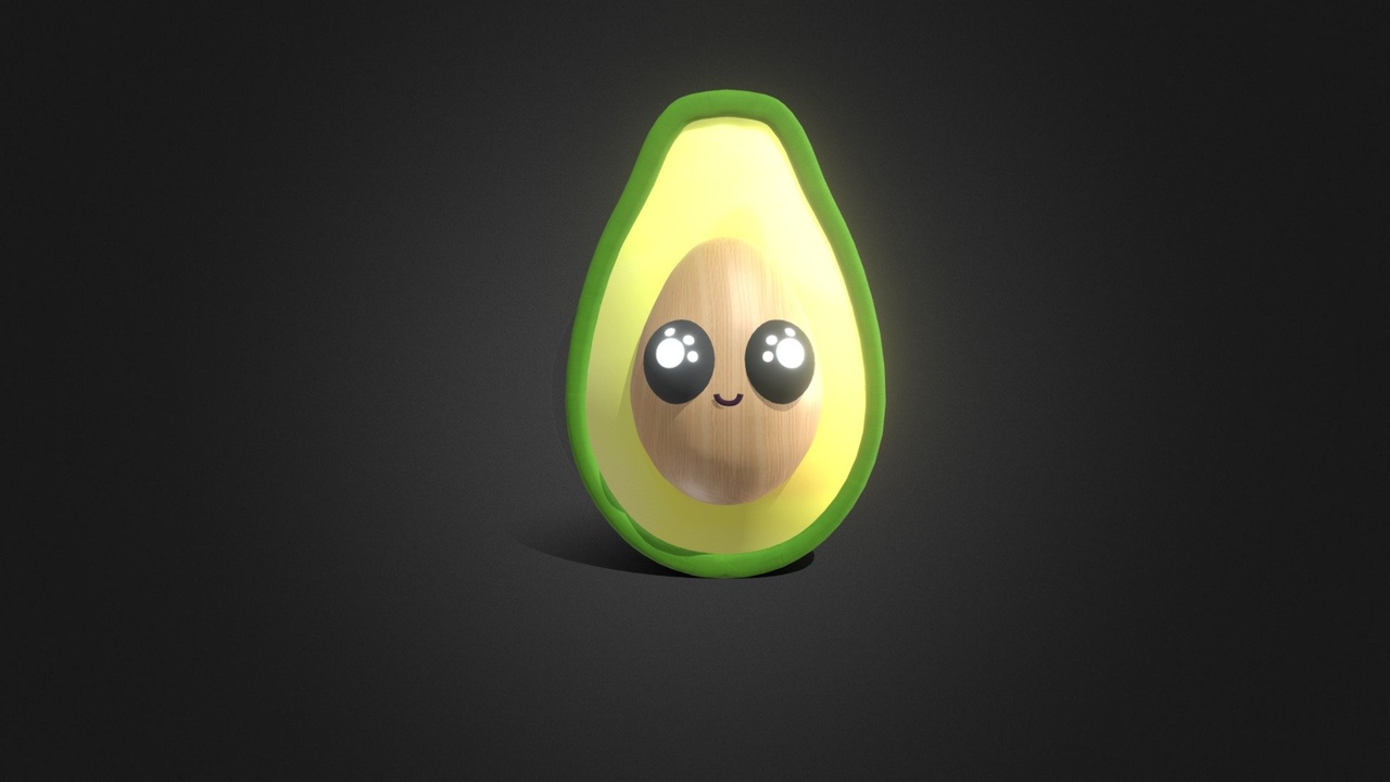 Media 1 for listing Avocado Kawaii