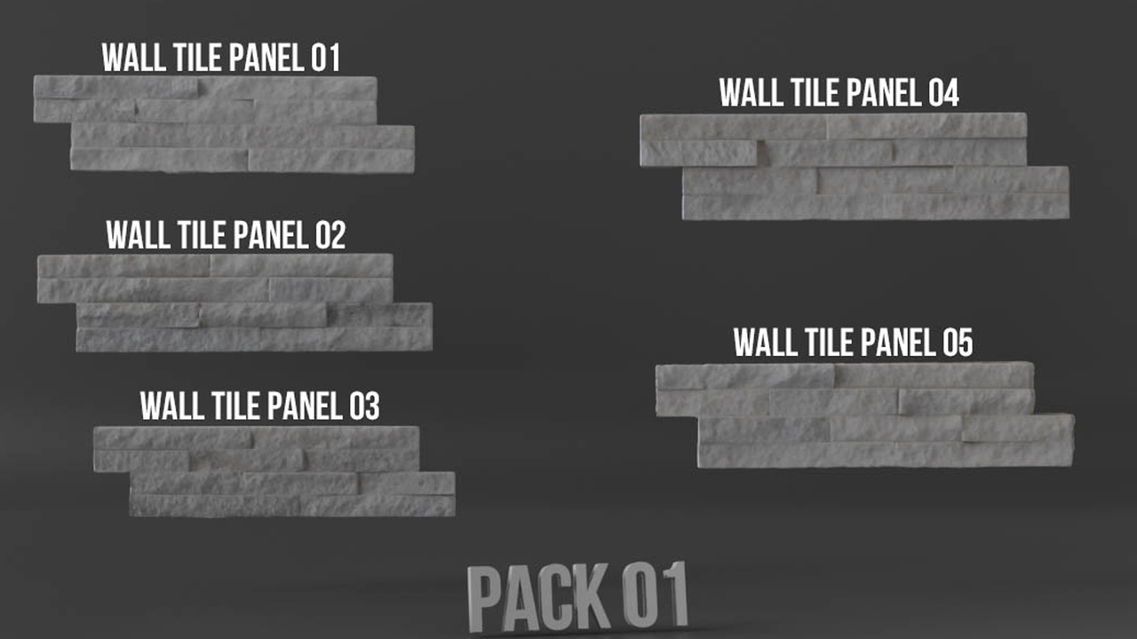 Media 1 for listing Wall Tile Panels - Photorealistic