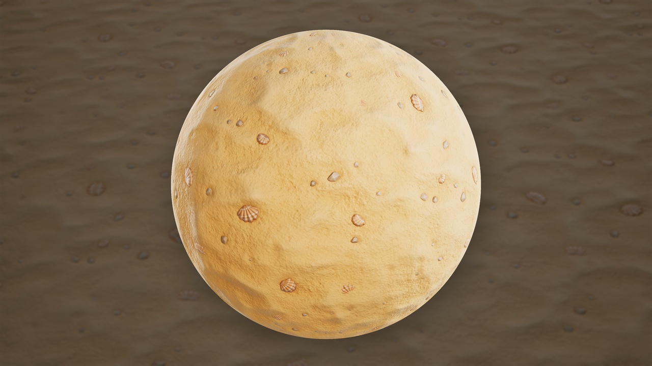 Media 1 for listing Stylized Beach Sand 01A - Material