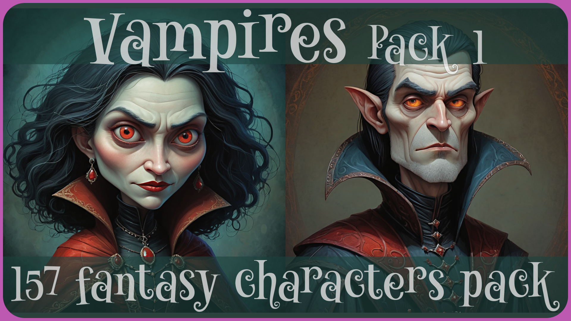 Fantasy Vampires Pack 1 | Fab