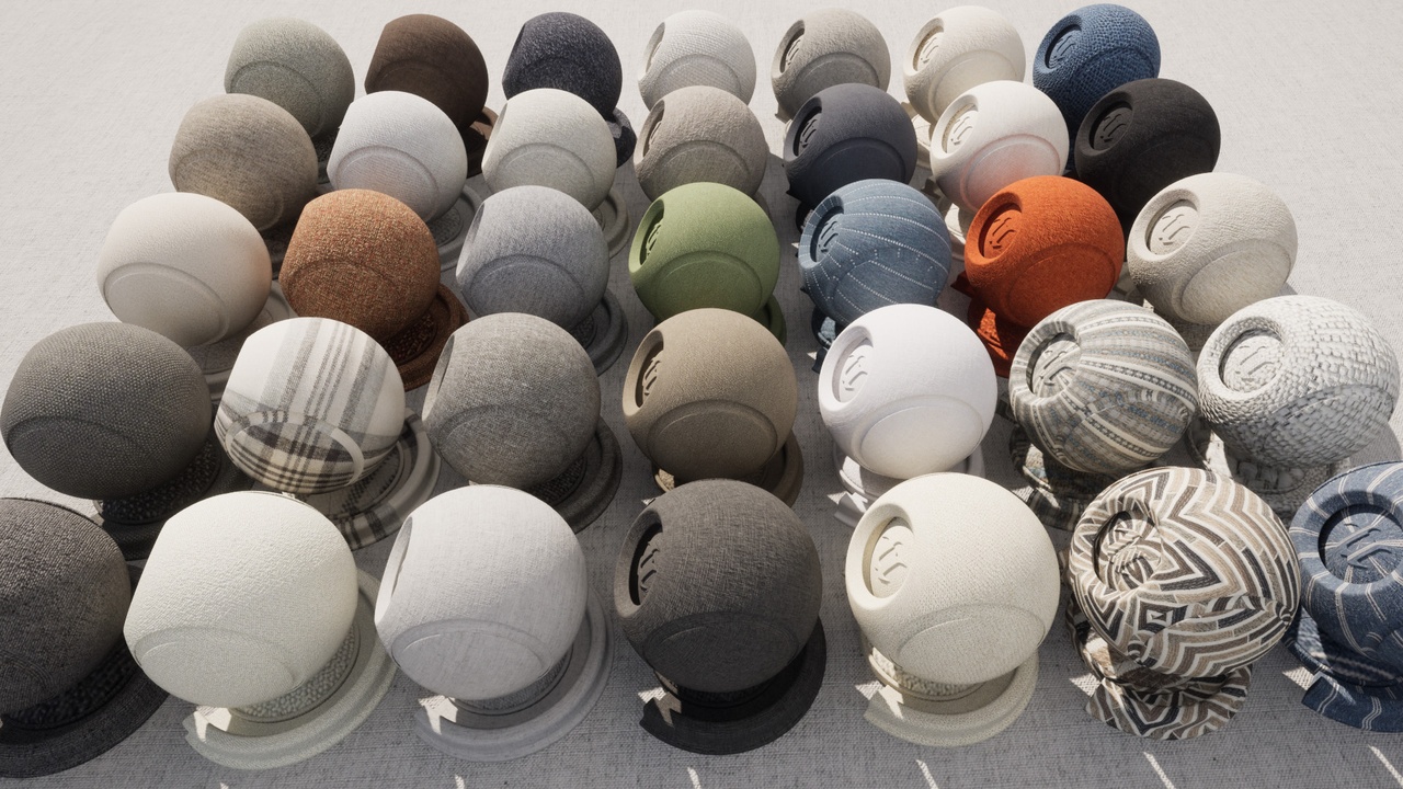 35 Seamless Fabric Materials 제품 등록을 위한 미디어 1개