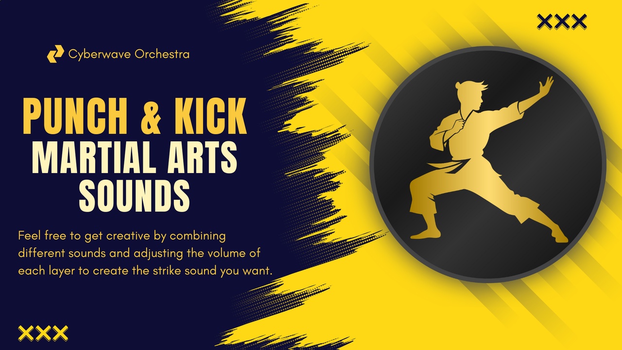 Punch and Kick Sounds - Martial Arts Combat Sound Effects Pack 제품 등록을 위한 미디어 1개