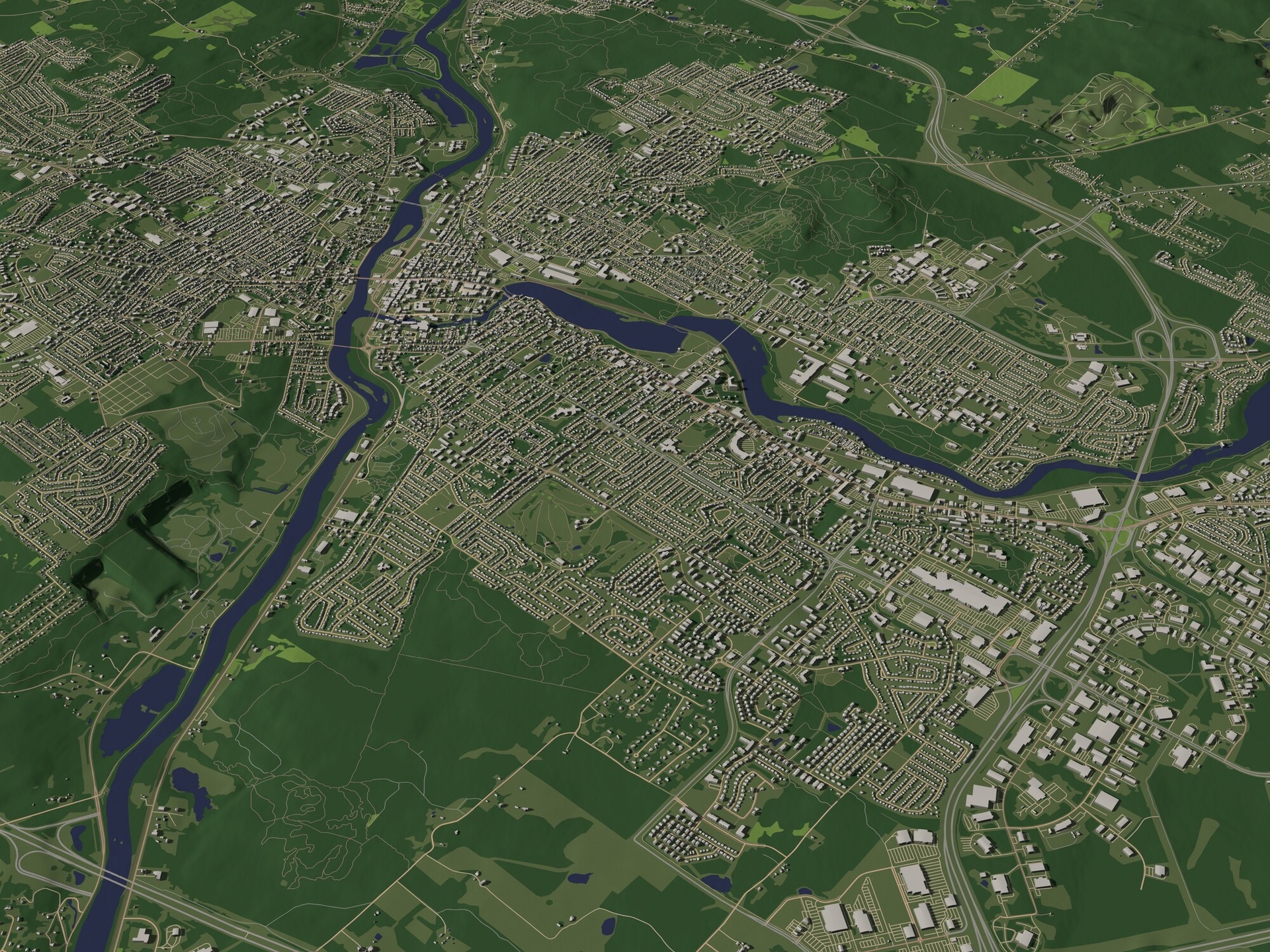 Media 1 for listing Sherbrooke Quebec Canada in 20 km x 20 km - city and urban