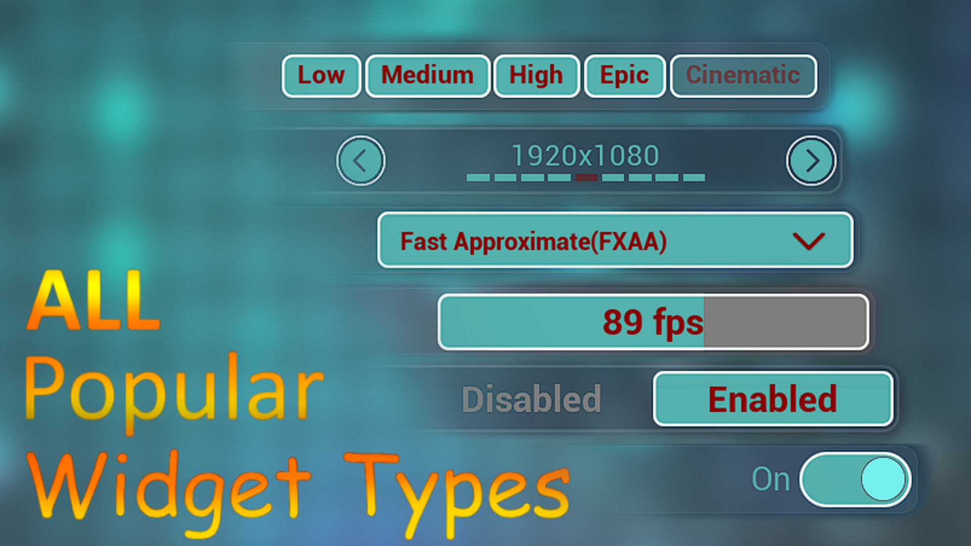 Modular Options Menu | Fab