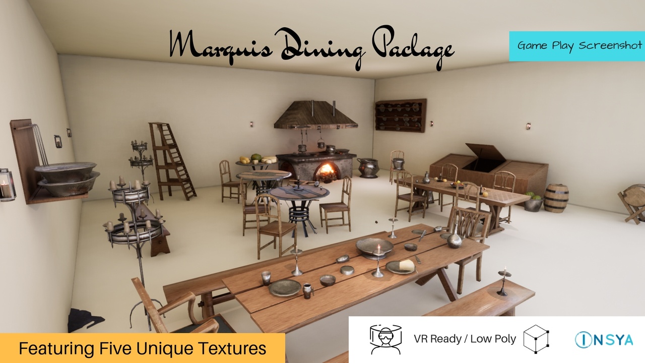 Media 1 for listing Marquis Medieval Dining Pack