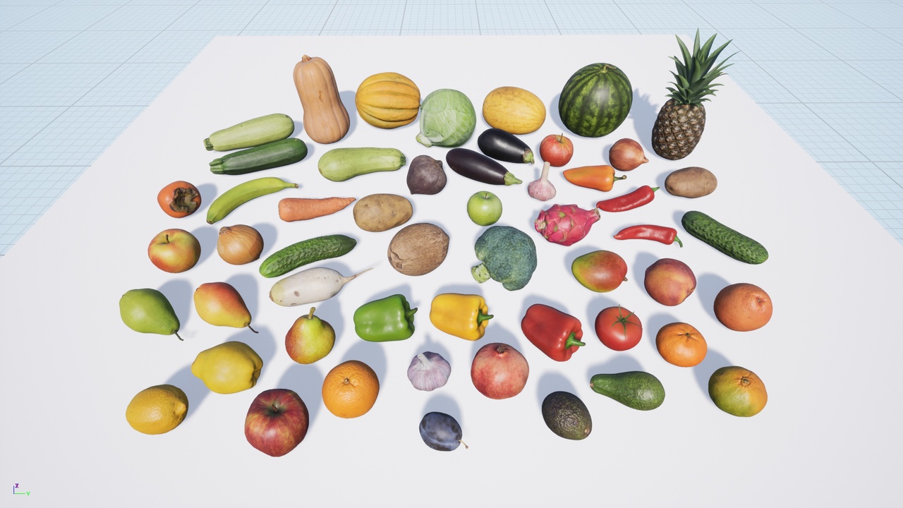Fruits and Vegetables Collection 제품 등록을 위한 미디어 1개