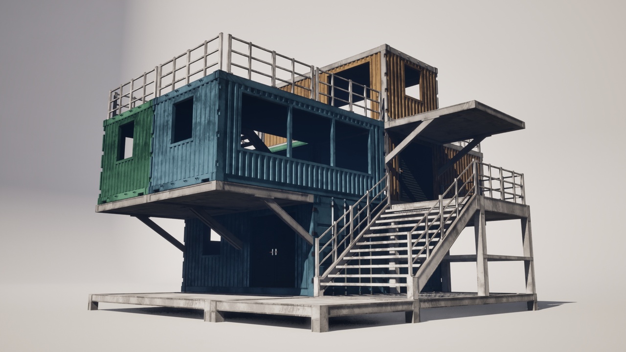 Media 1 for listing Modular Container Houses - Survival Base Pack