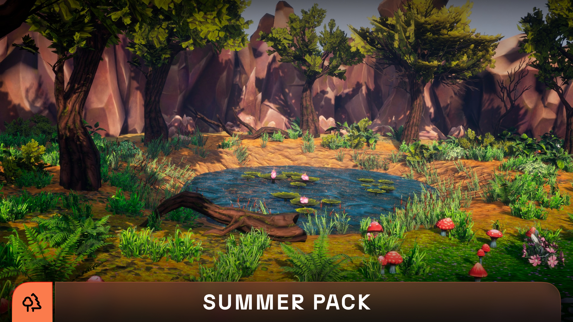 Stylized Summer Environment Pack | Fab