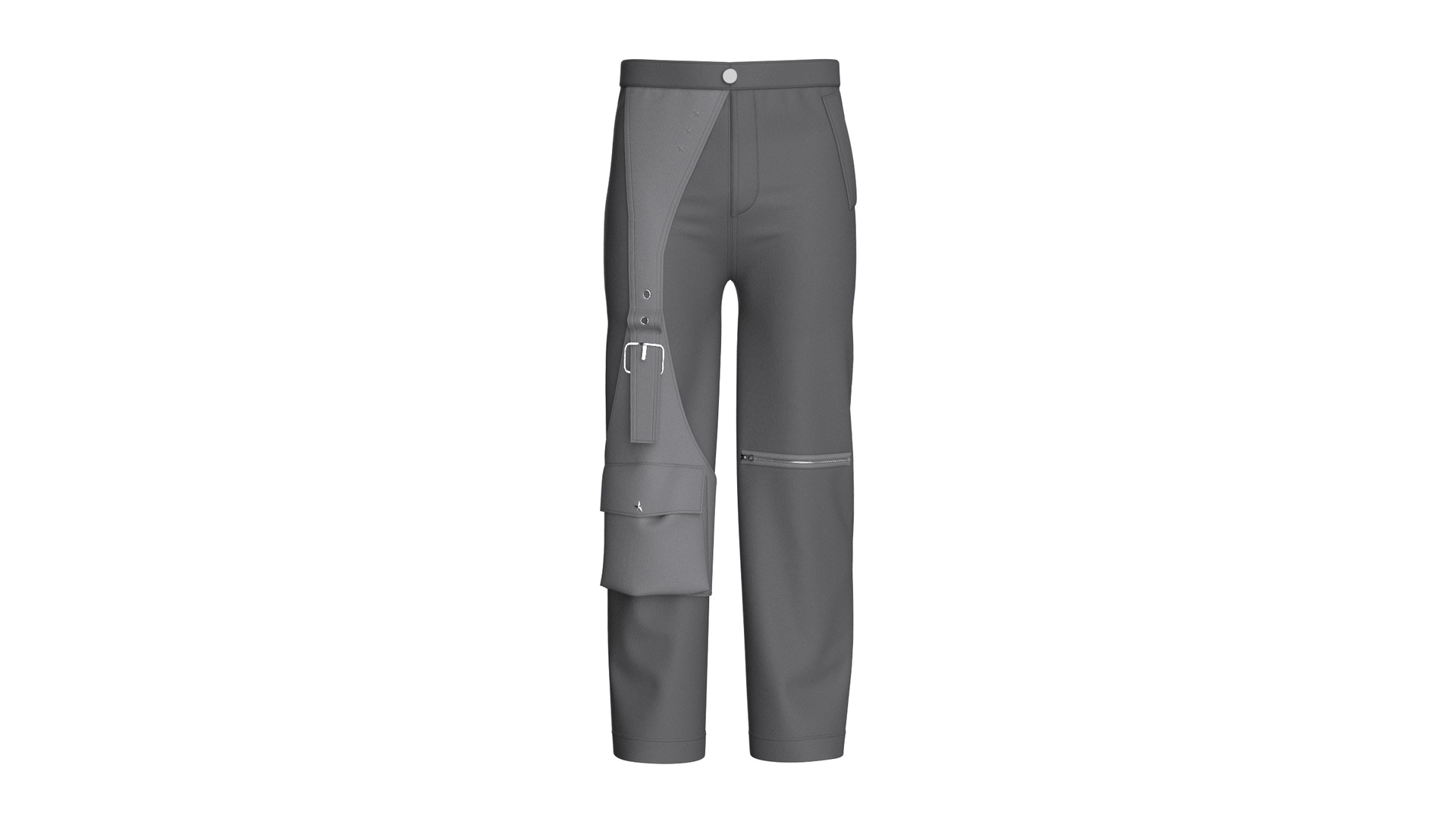Media 1 for listing Men Buckle Cargo Pant | High Poly