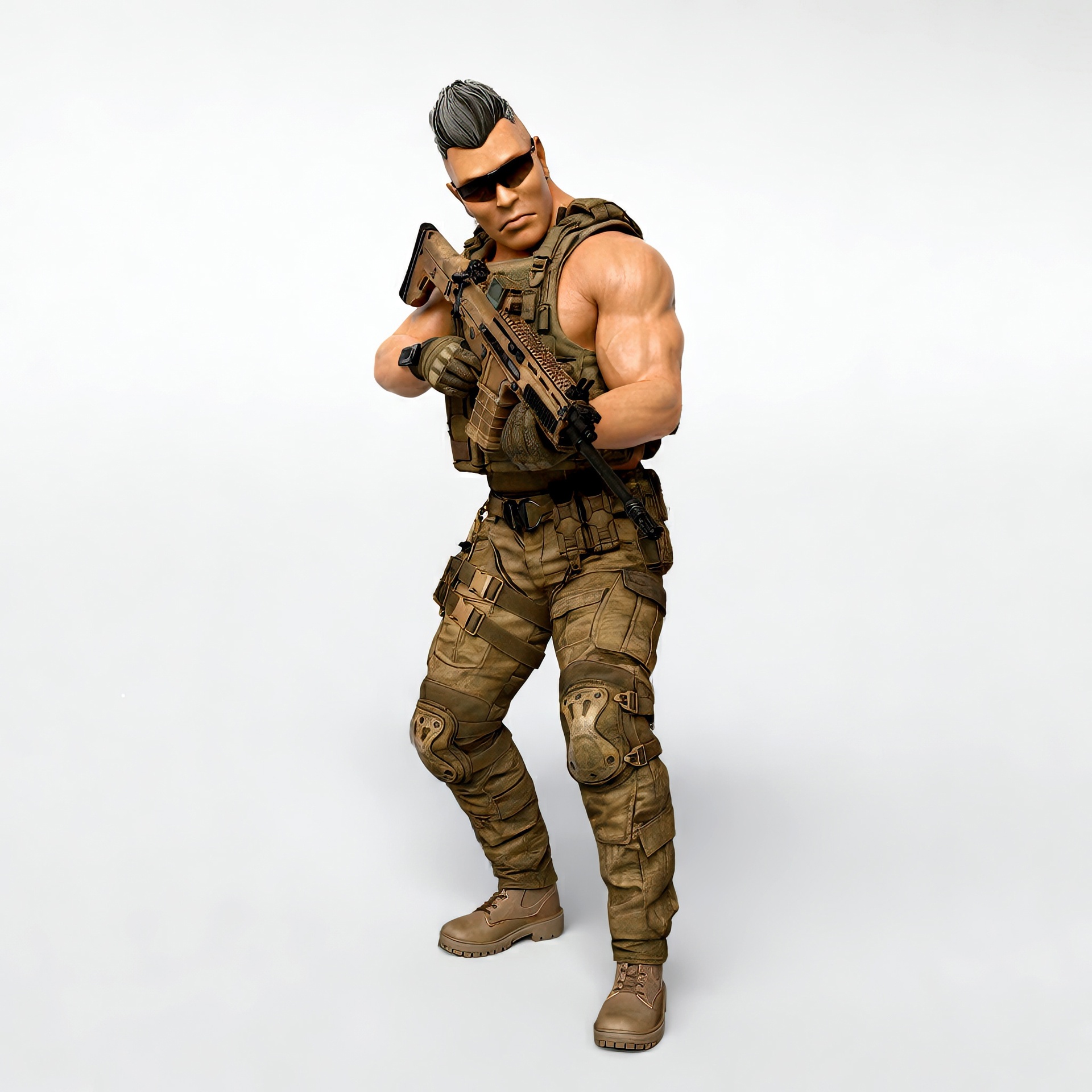 Media 1 for listing Modular Tactical Operator Pack – Male Soldier Bundle