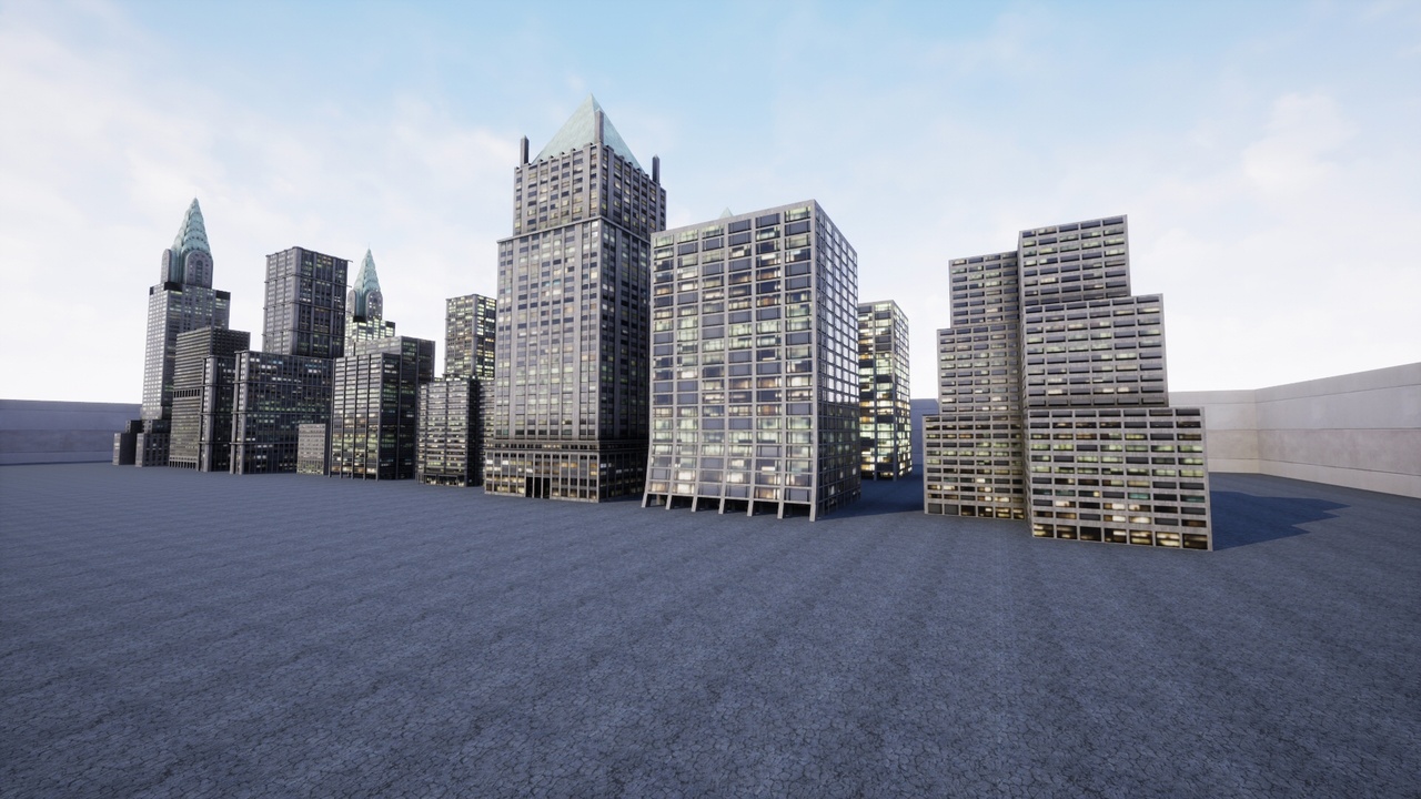 Background Skyscrapers - Day and Night 제품 등록을 위한 미디어 1개