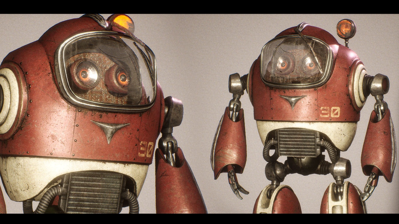 Медиа 1 для объявления Vintage Vince – Stylized Retro Robot