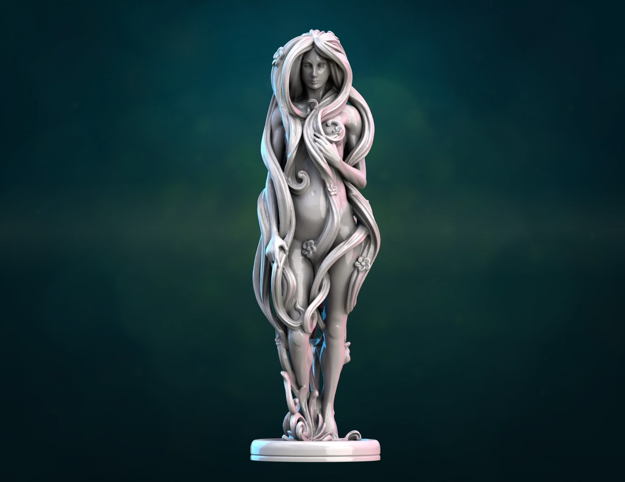 Multimedia 1 para anuncio Dryad female statue