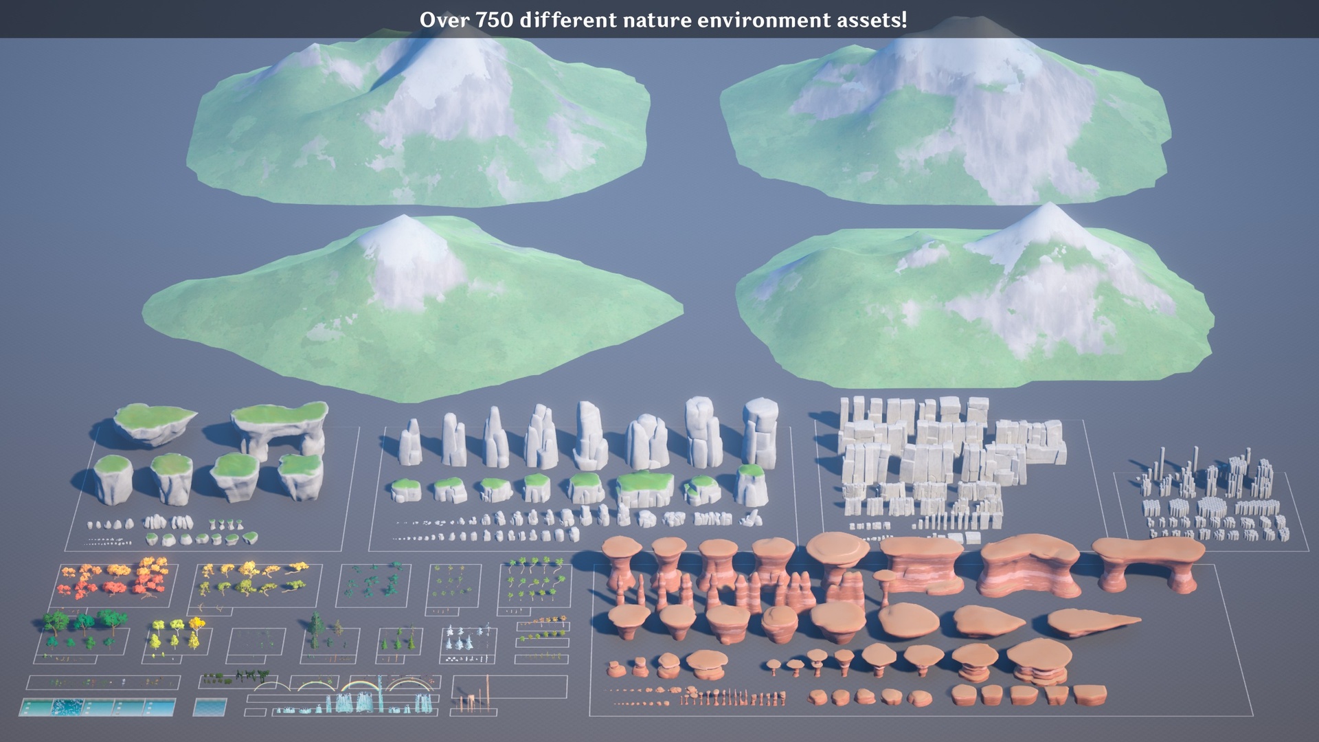 Media 1 for listing Stylized MEGA PACK | Stylized Nature Environment