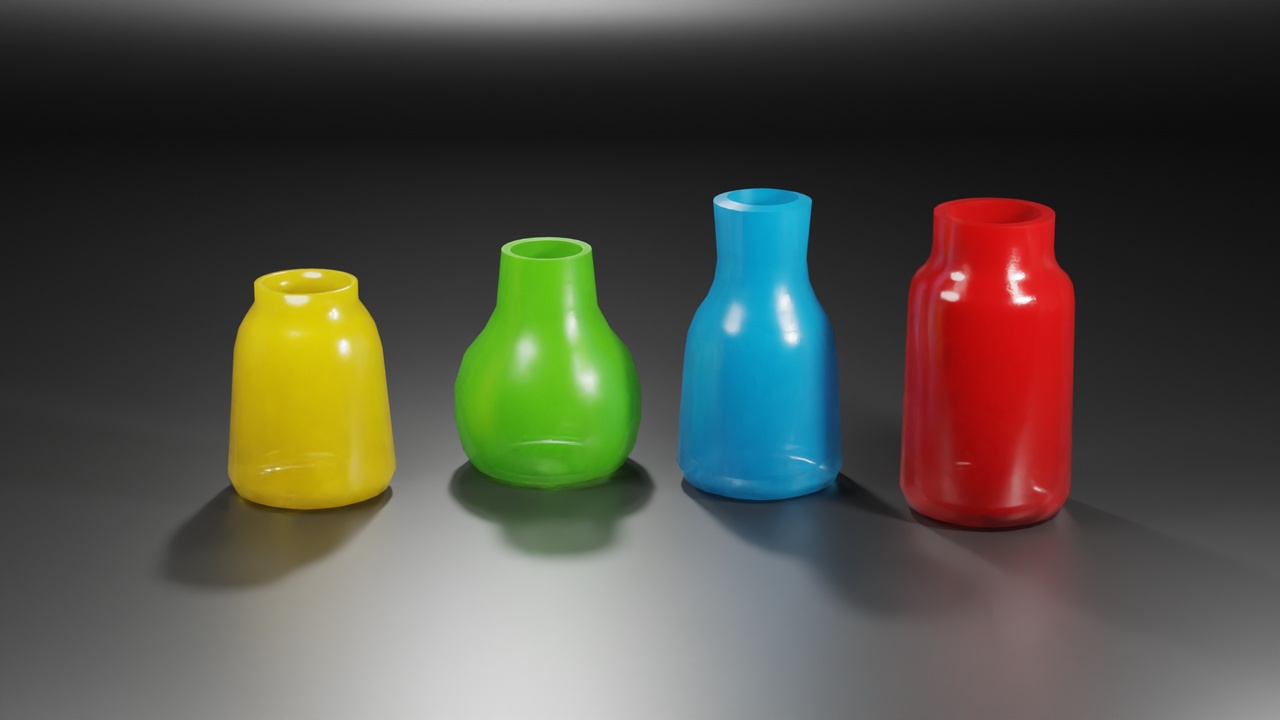 Medium 1 für Eintrag Pop-Art Vases Lowpoly Stylized