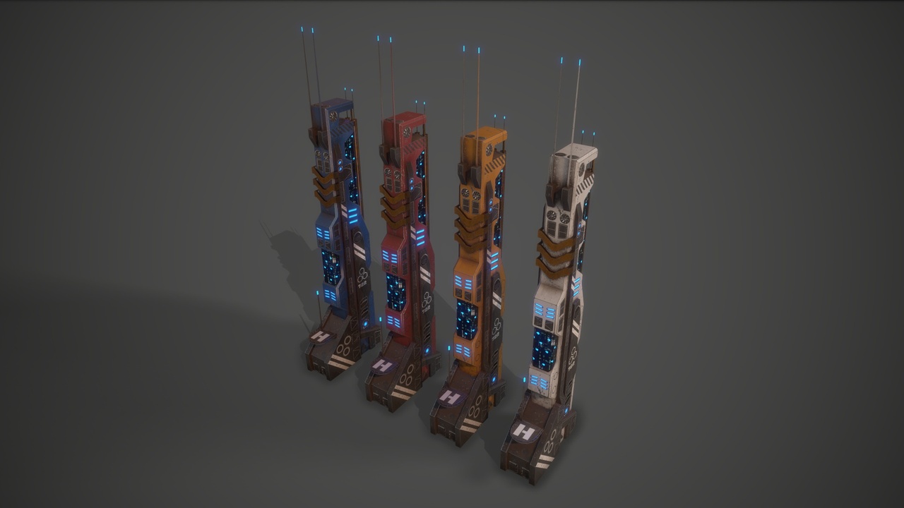 Media 1 for listing Sci-Fi Building 02