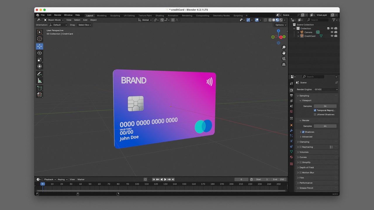 商品 Credit Card 的媒体 1