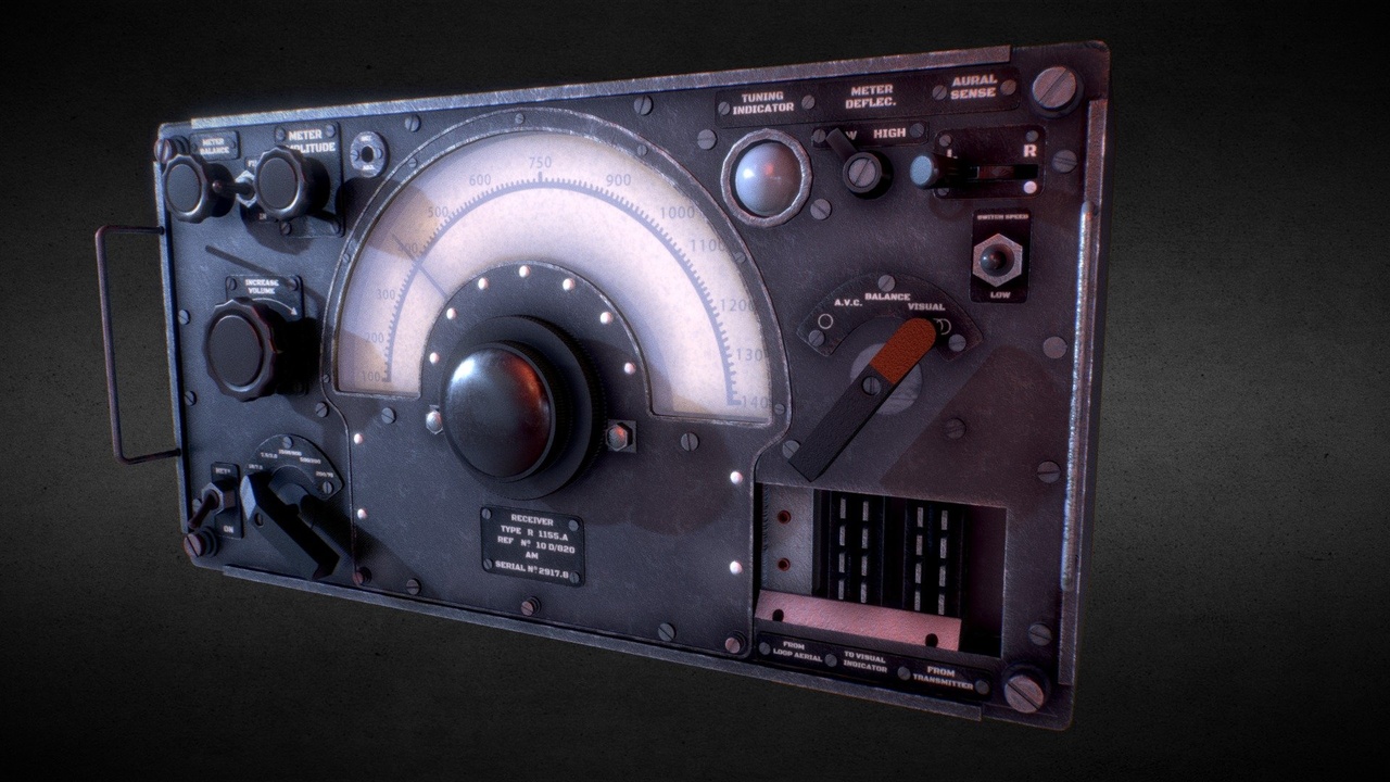 Media 1 for listing Vintage WW2 Radio (Rigged)