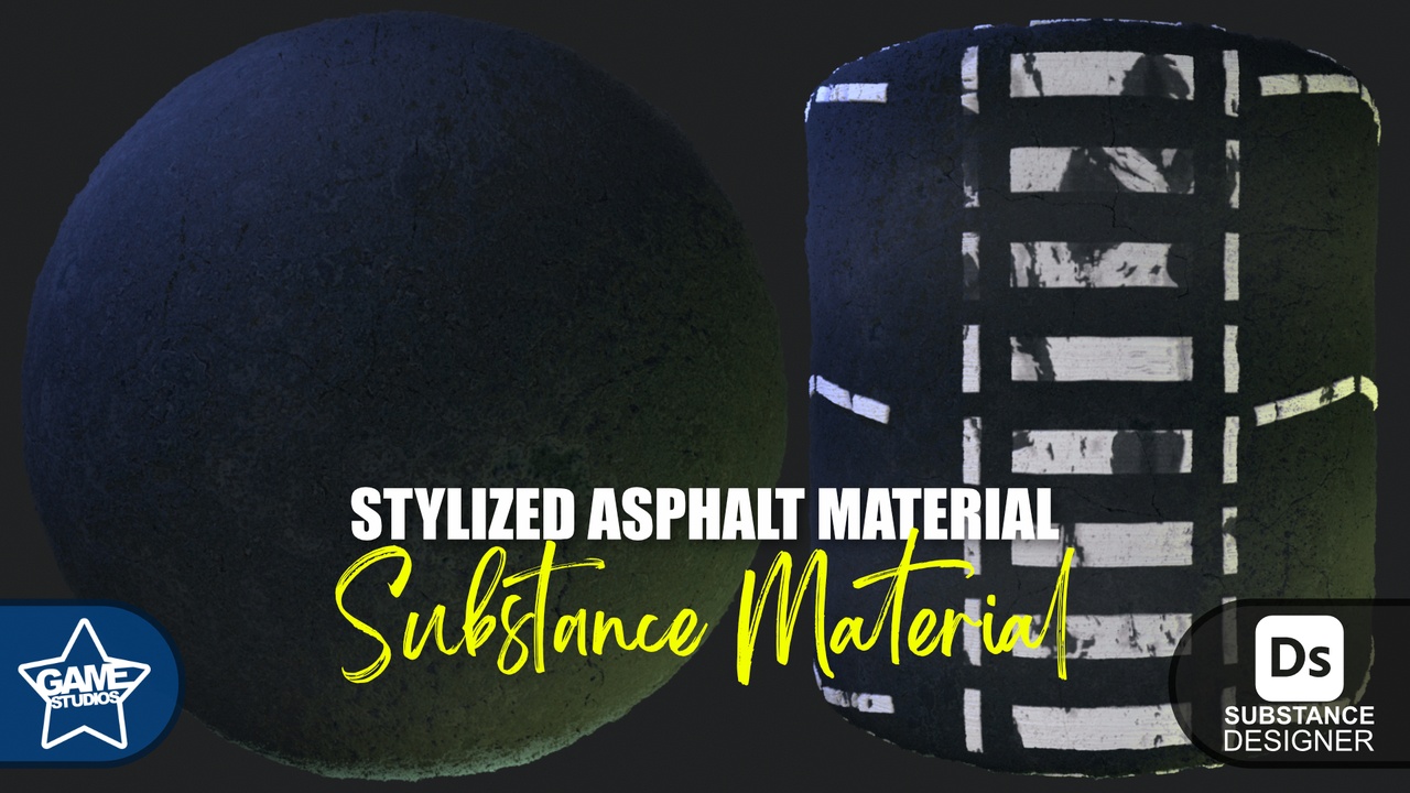 Media 1 for listing Stylized Asphalt Material