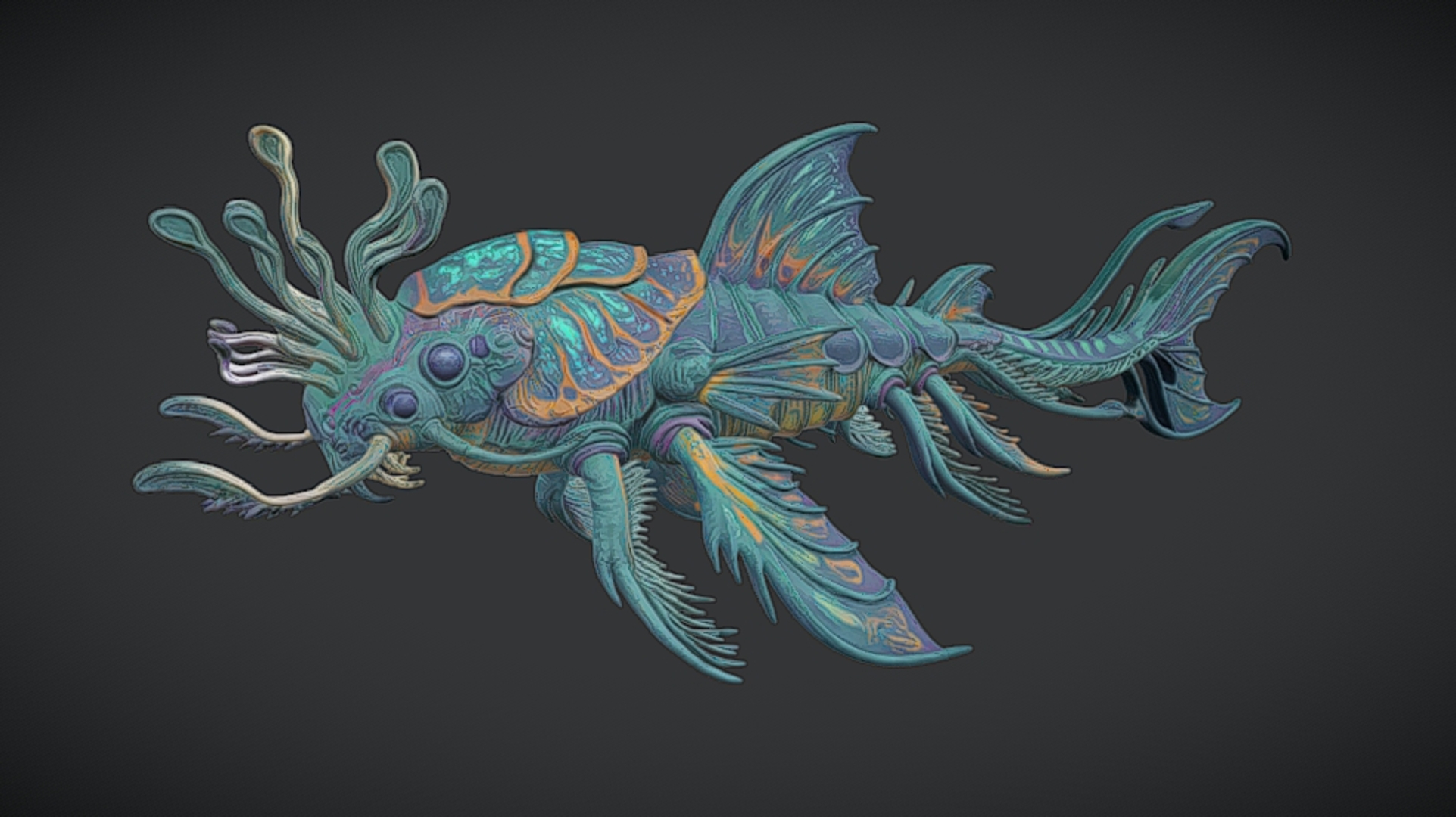Alien Aquatic Creature | Fab