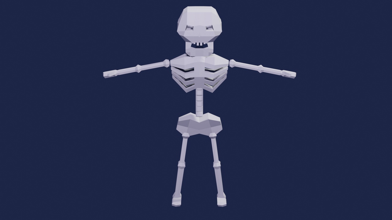 Media 1 for listing Low Poly Skeleton