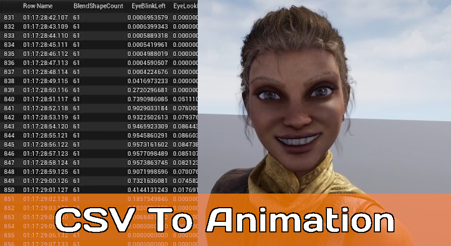 CSV Animation Converter | Fab