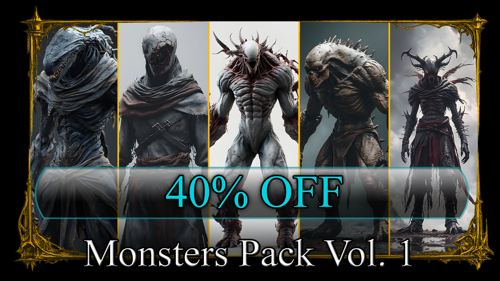 Monster Packets Monsters Pack Vol. 1 | Fab