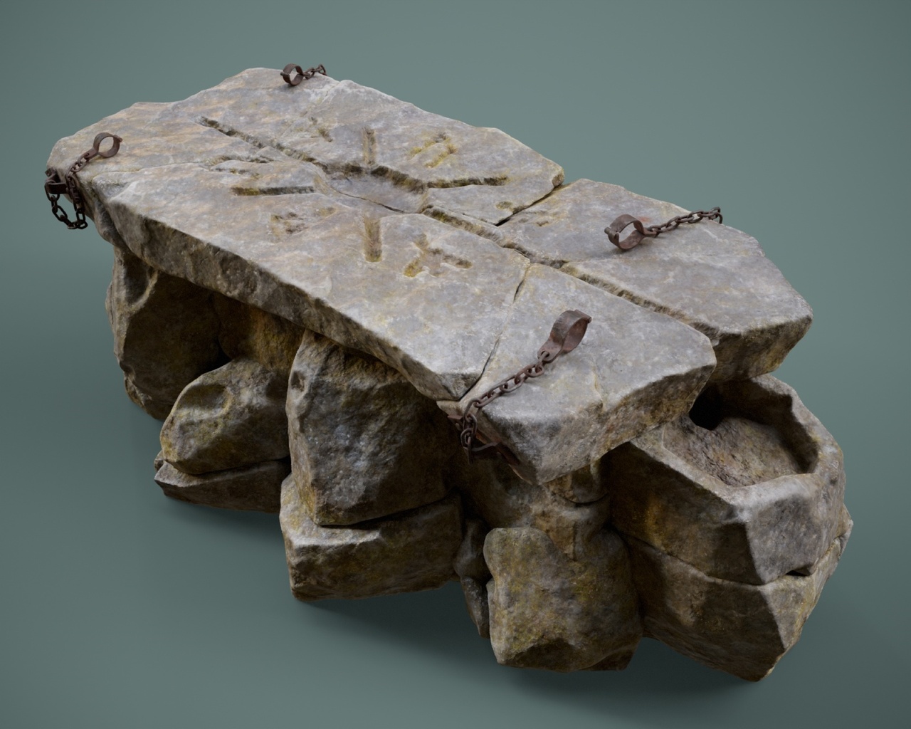 Media 1 for listing Sacrificial Stone Altar PBR