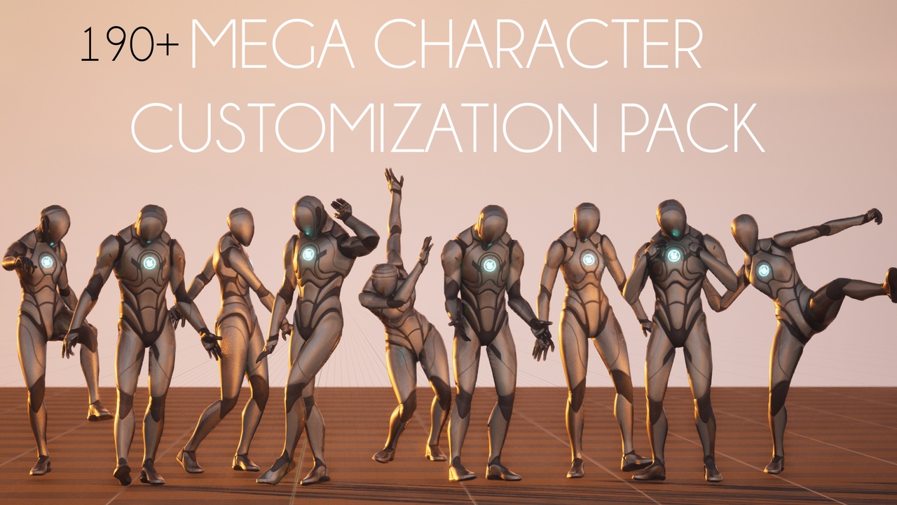 Media 1 for listing 190+ Character Customization Animation Pack