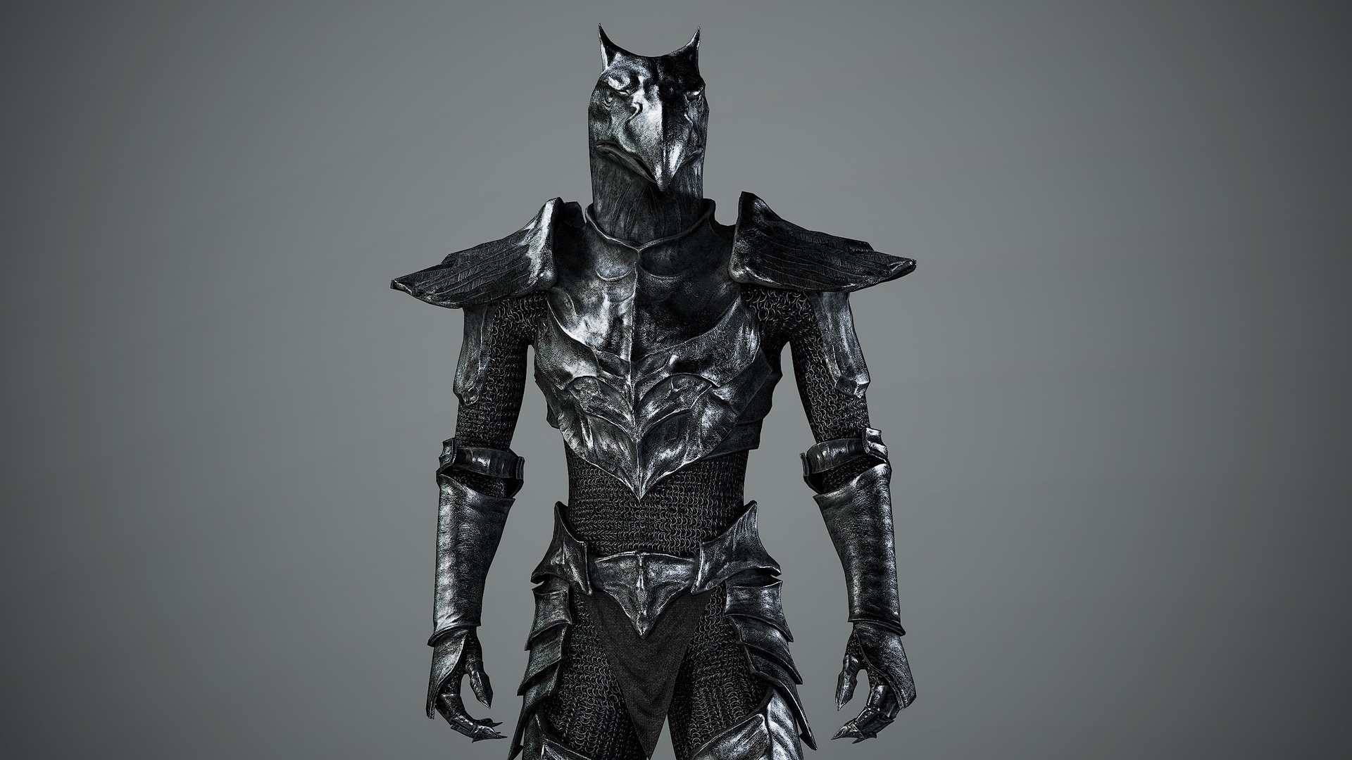 Media 1 for listing Iron Knight Gryphon Armor Game-Ready