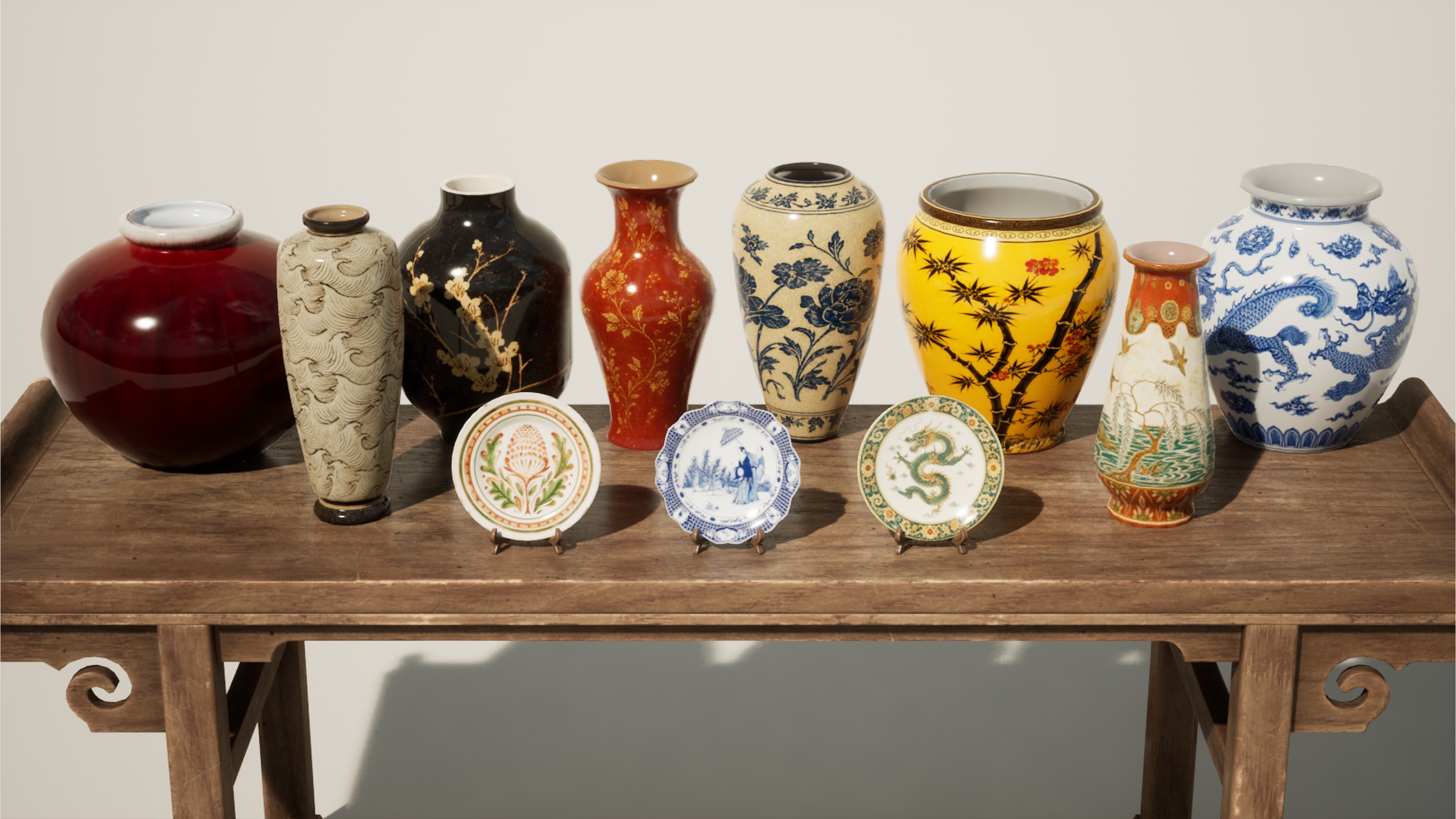 Media 1 for listing Chinese antique vase and plate