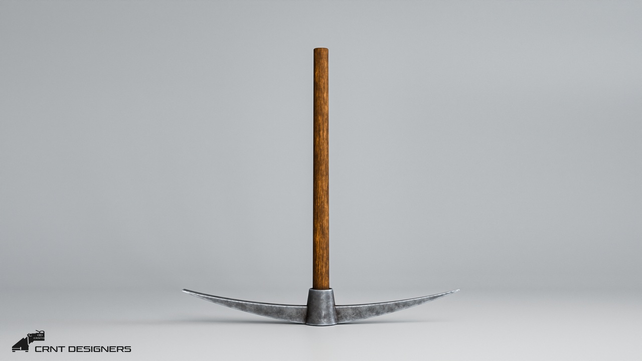 Media 1 for listing Pickaxe - Farming Tool 3D model