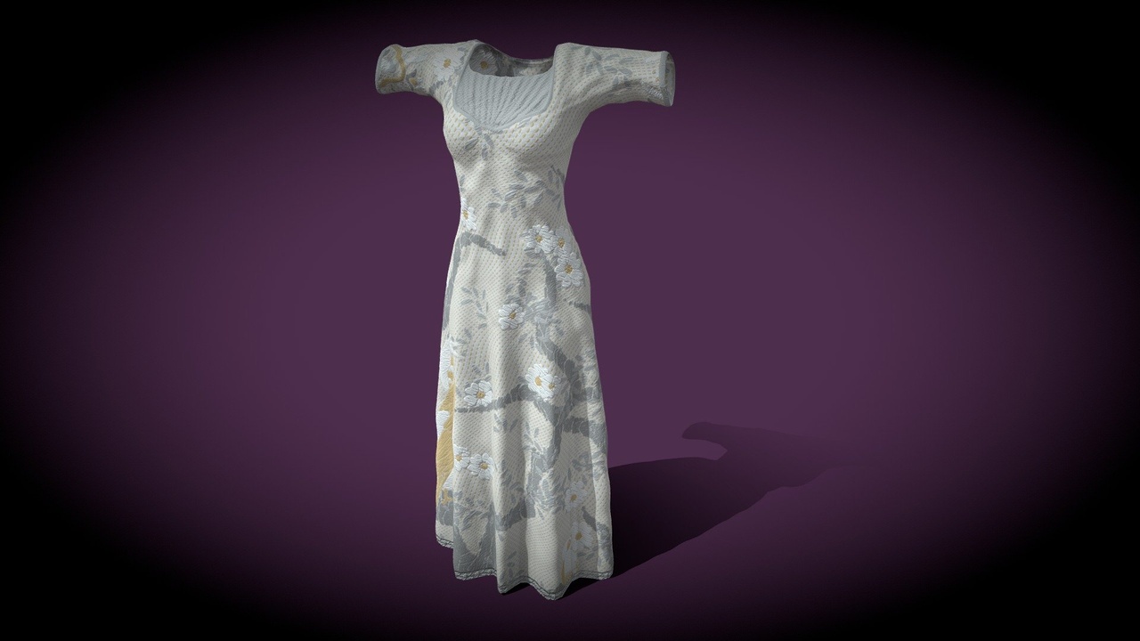 Media 1 for listing White Dress