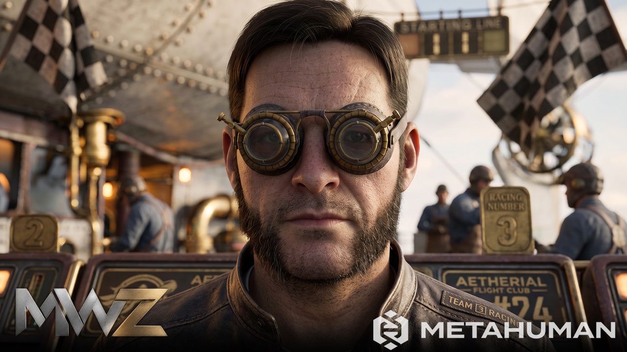 Media 1 for listing Steampunk Brass Aviator Goggles with Round Lenses and Leather Head Strap