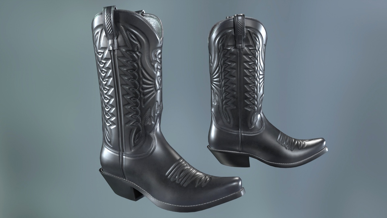 Media 1 for listing Black Western Boots