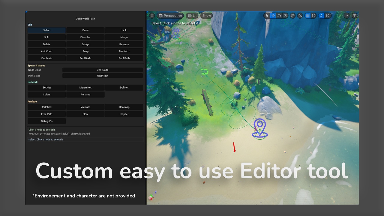 Media 1 for listing Open World Navigation (Natural NPC Pathfinding)
