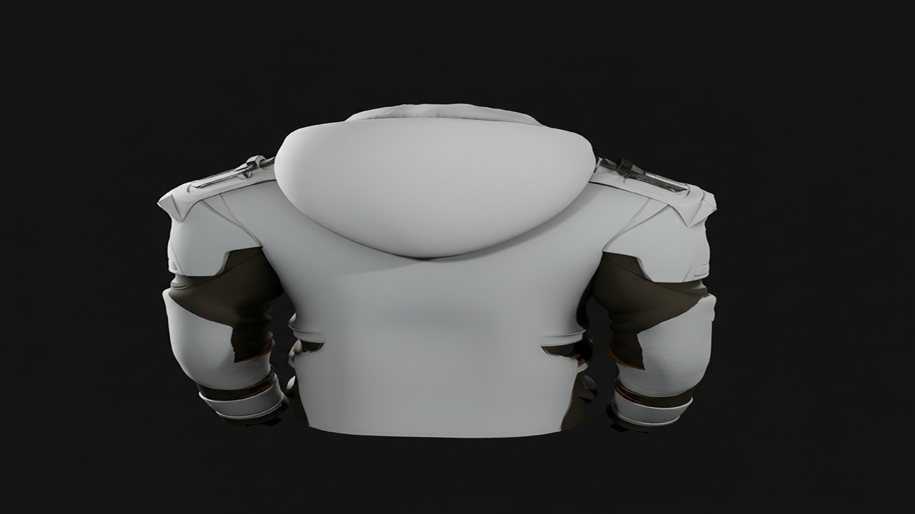 Media 1 for listing AetherGuard MK IV Futuristic Tactical Jacket Sci Fi Armor Suit